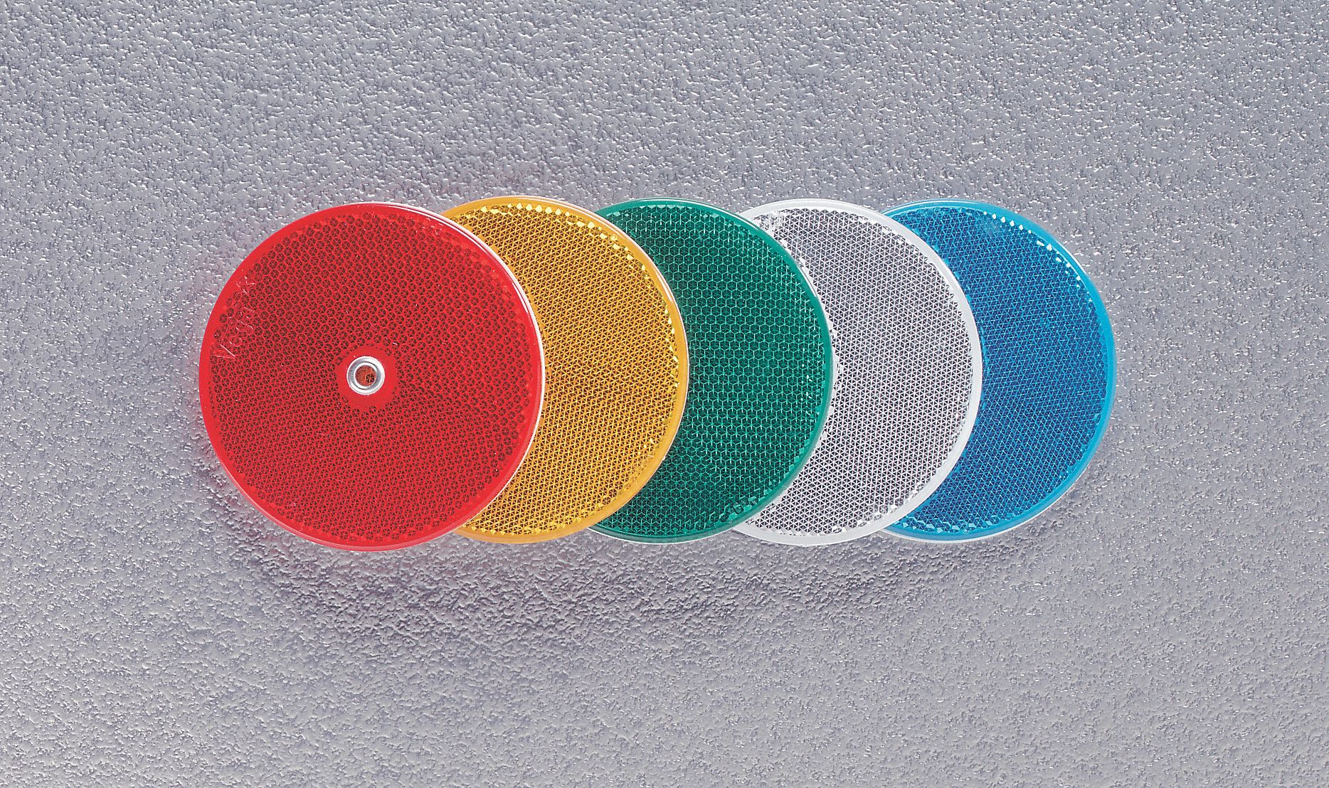 Color Reflector, Round, White