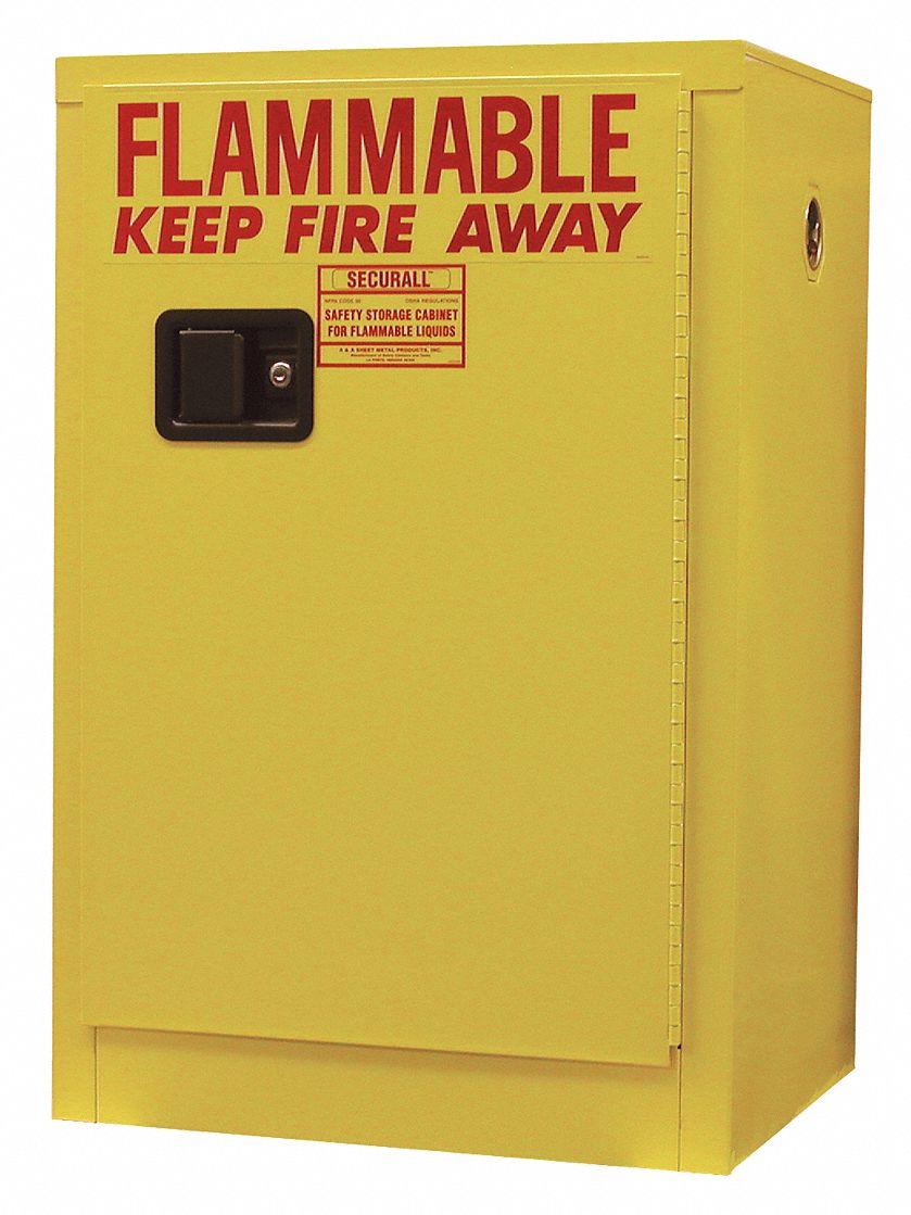 Safety Cabinet, Flammable, 12 gal.