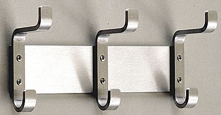 COAT TREE 3 HOOK ALUMINUM GLARO