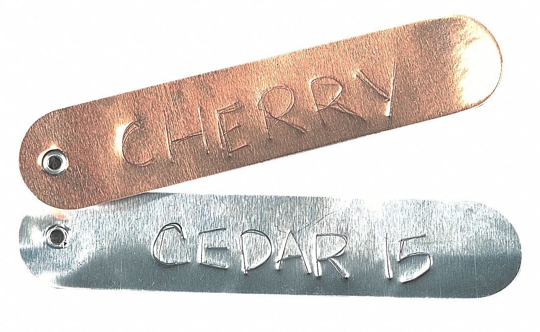 Blk Tag, 3/4 x 3-1/2 In, Copper, PK500