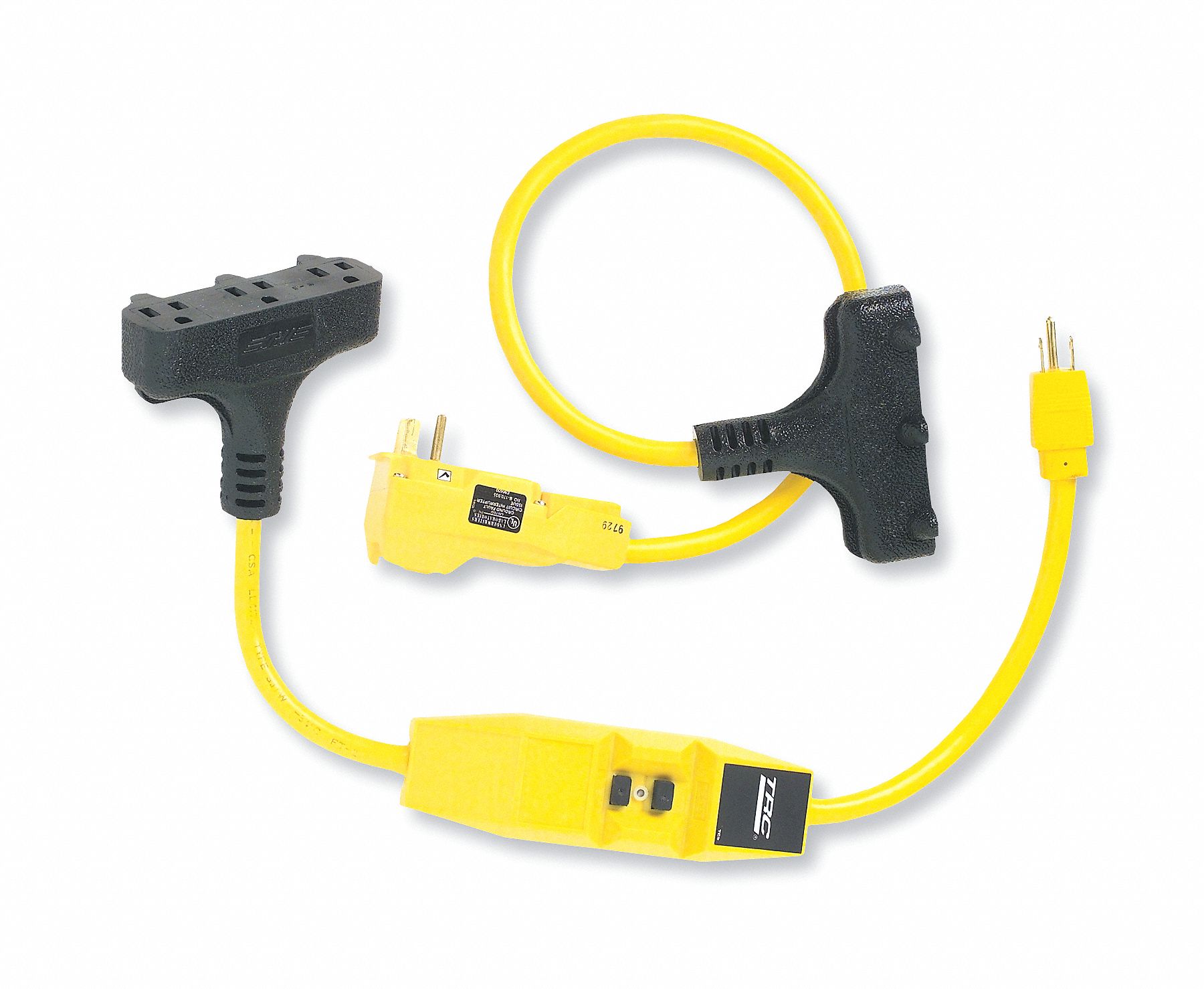 GFCI Tri-Cord, In Line, 120V, 15A