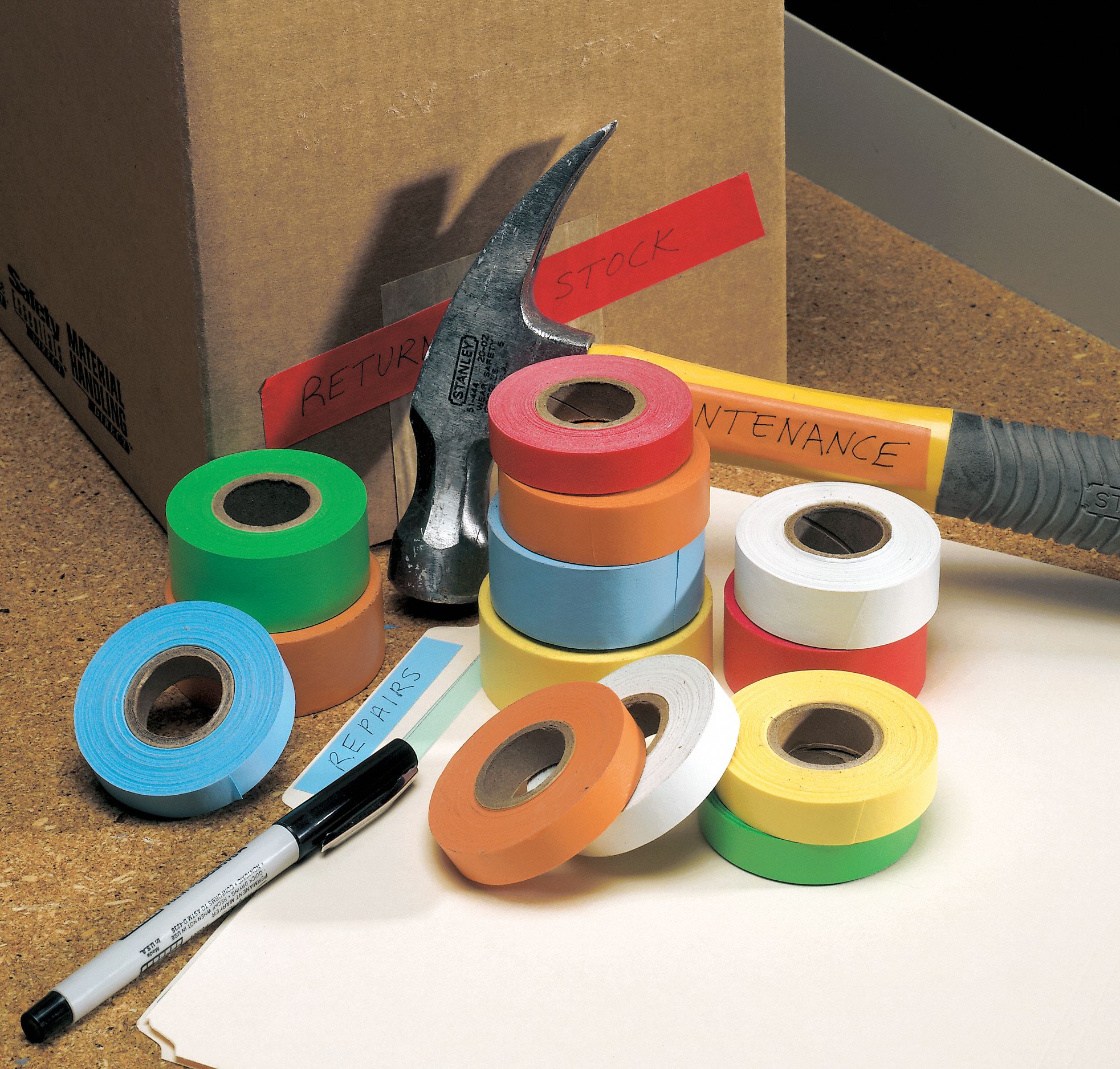 Paper Tape, 14 yd., Green