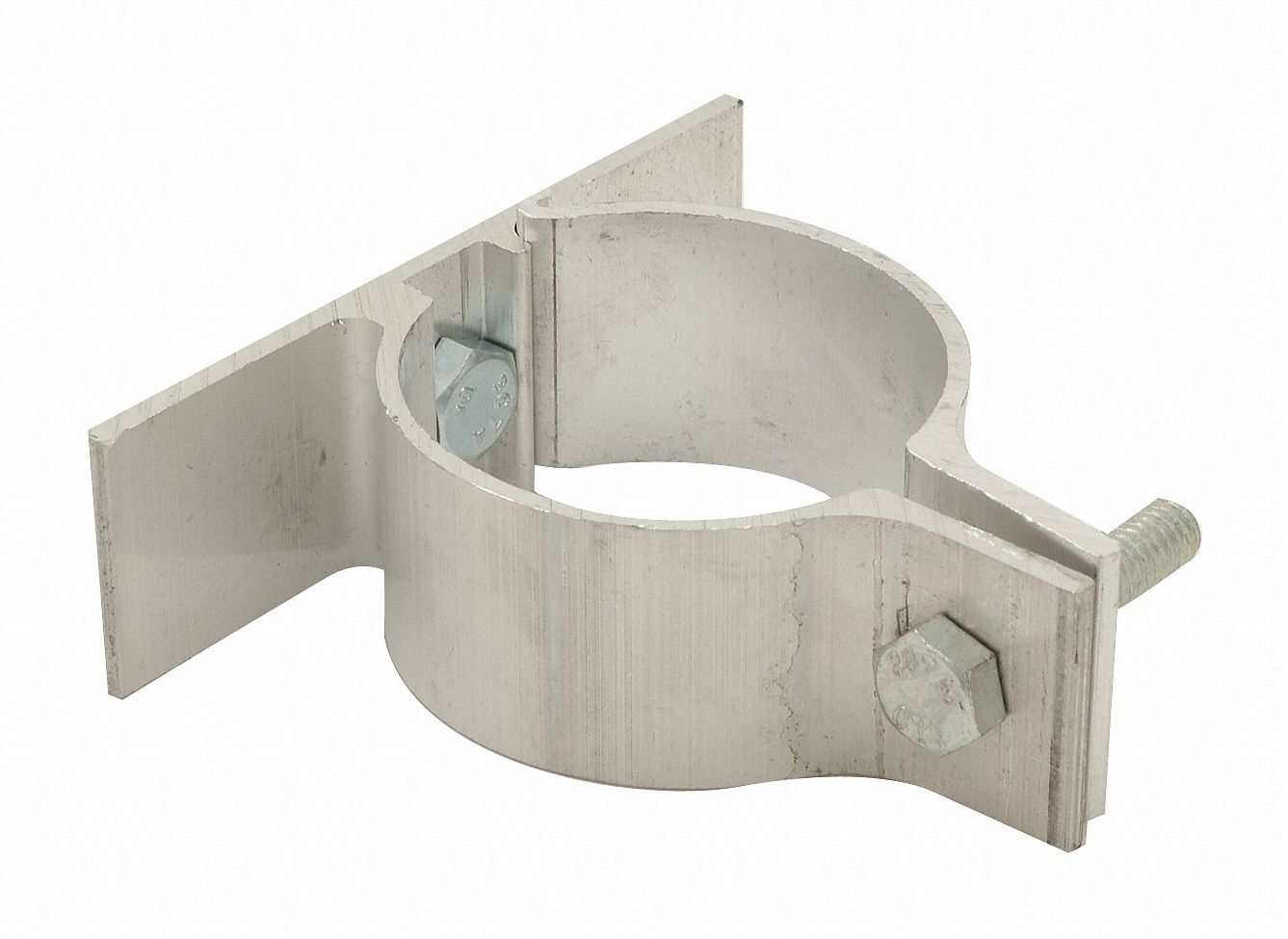 Sign Mnting Brackets, Aluminum, Slv or Blk