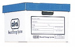 Record Storage Box Set, 10x12x15, PK20