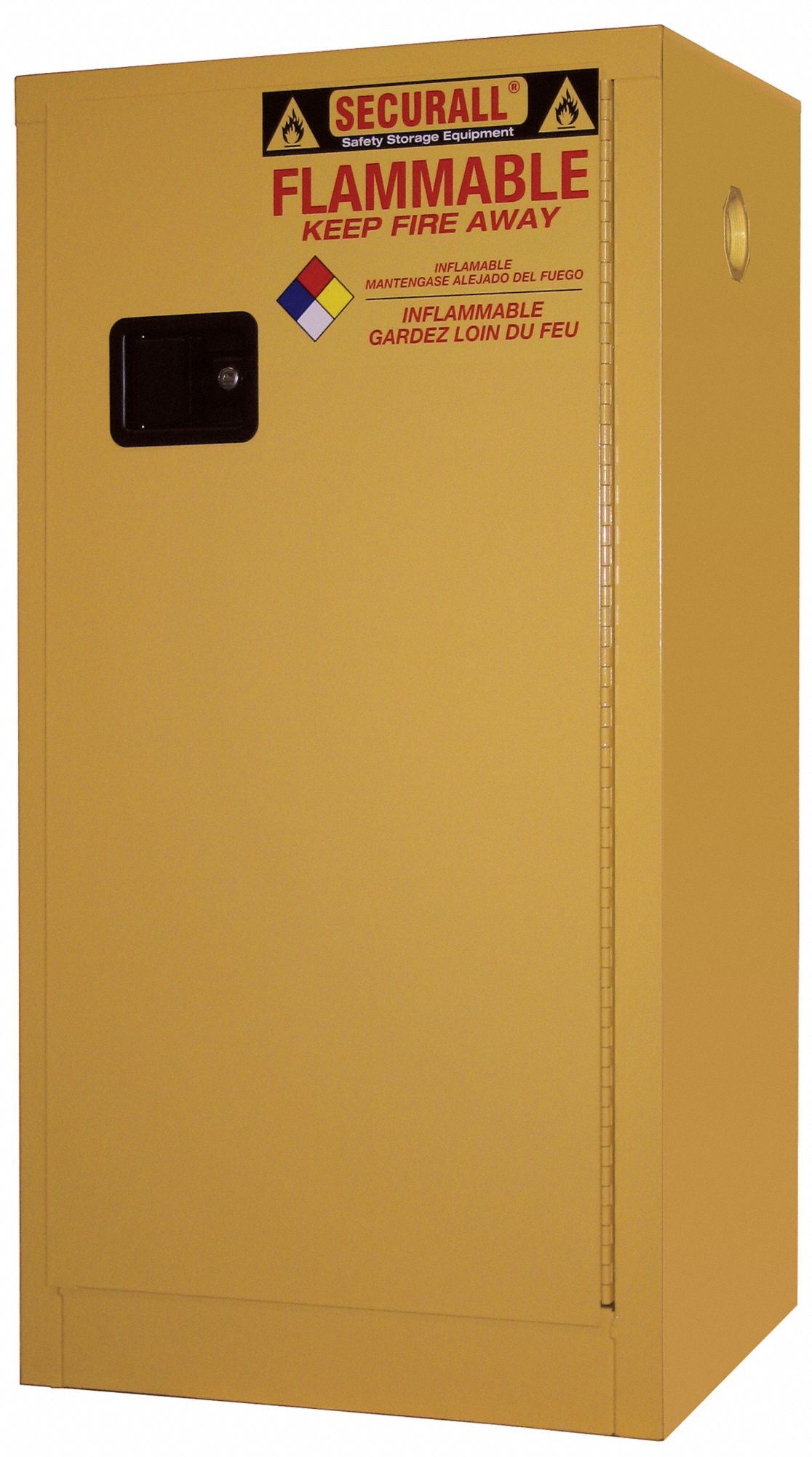 Paints and Inks Cabinet, 20 Gal., Yellow