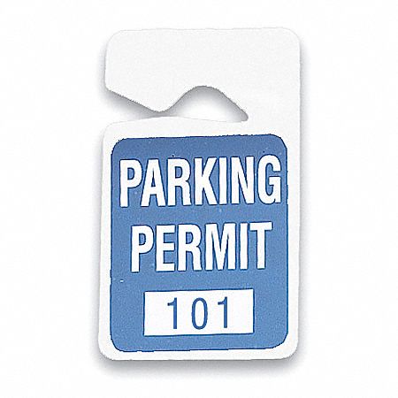 Parking Permit, Mirror, 101-200, PK100