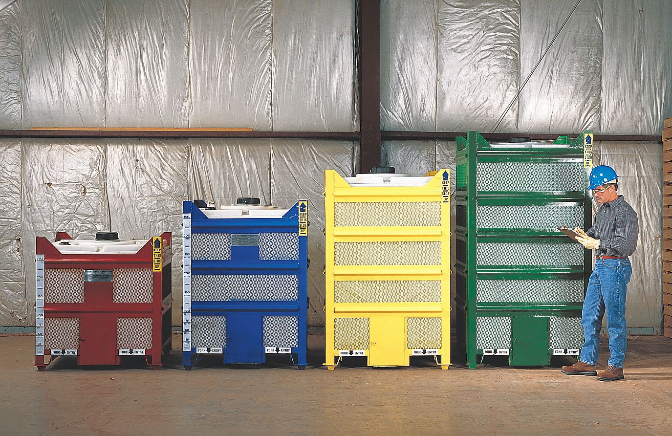 Heavy Duty Tank, Yellow, 68 x 17-3/8 x 68