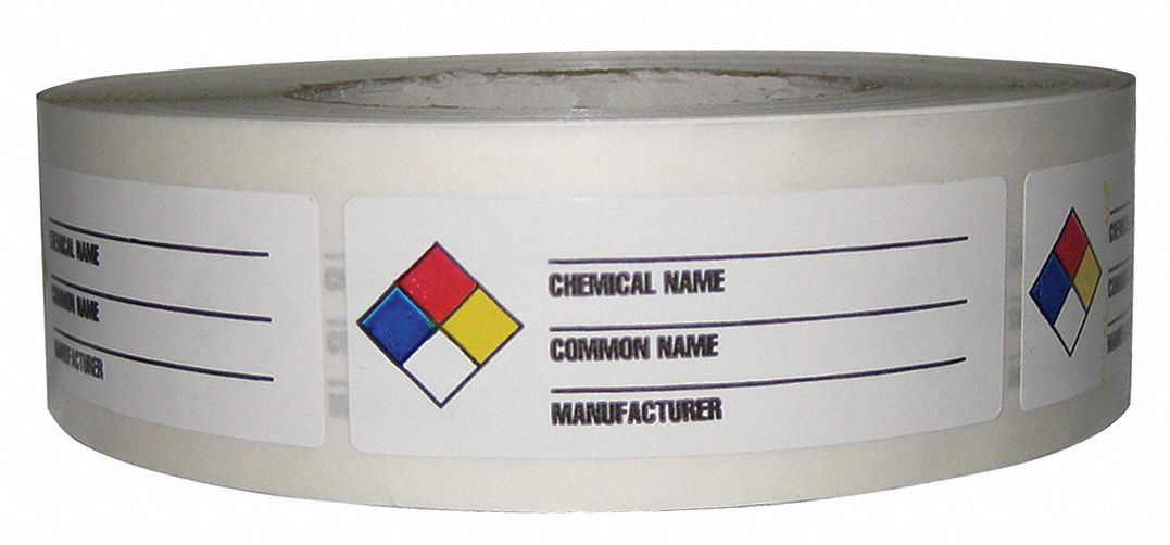 NFR Label, Paper, 3-1/8 In. W, PK 1000
