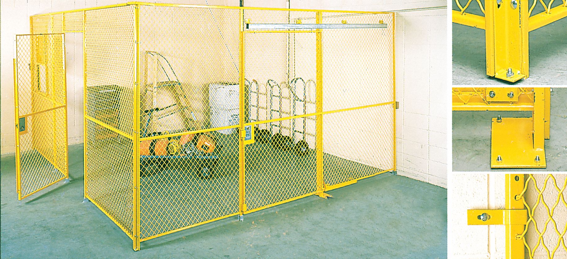 Wall Clamp Kit, For Wire Partition Units