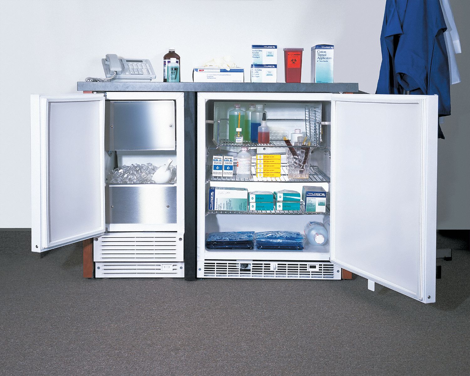 Ice Maker, 35 Lb. Storage Capacity, White