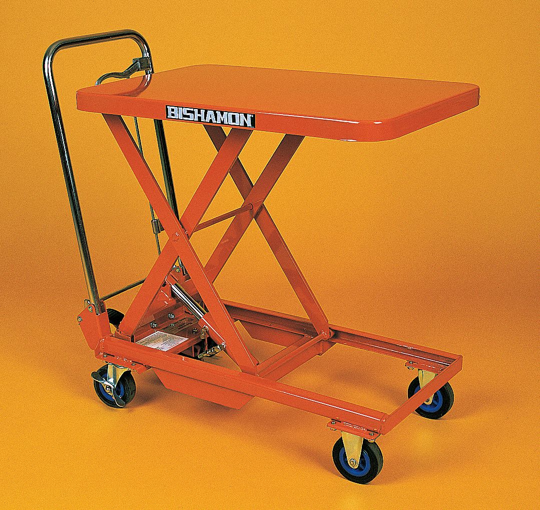 Mobile Scissors Lift Table, Manual