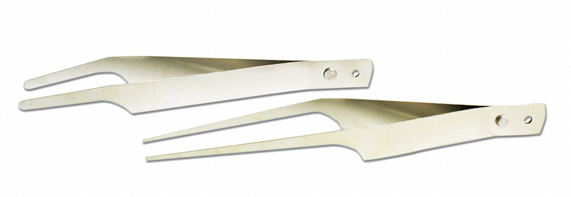 Forceps, 4.25 In L, Stainless Steel, Narrow