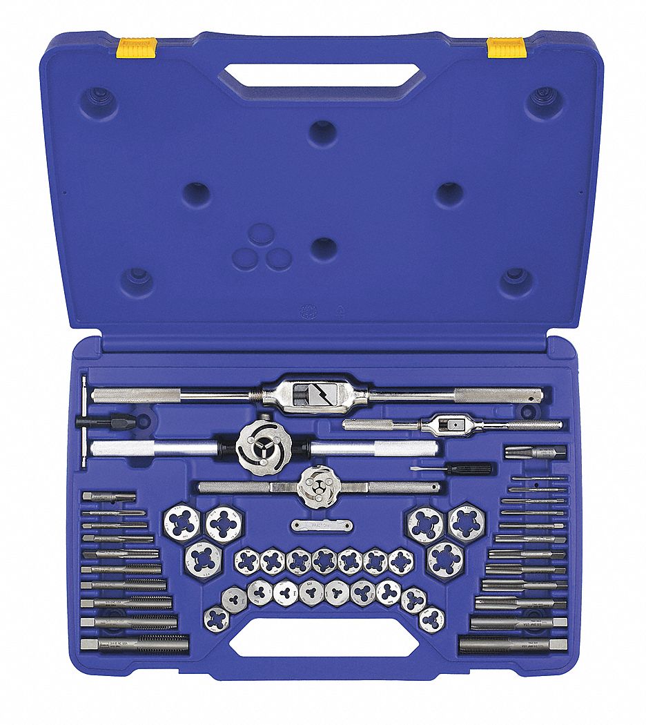 Tap and Hex Die Set, 53 Pieces