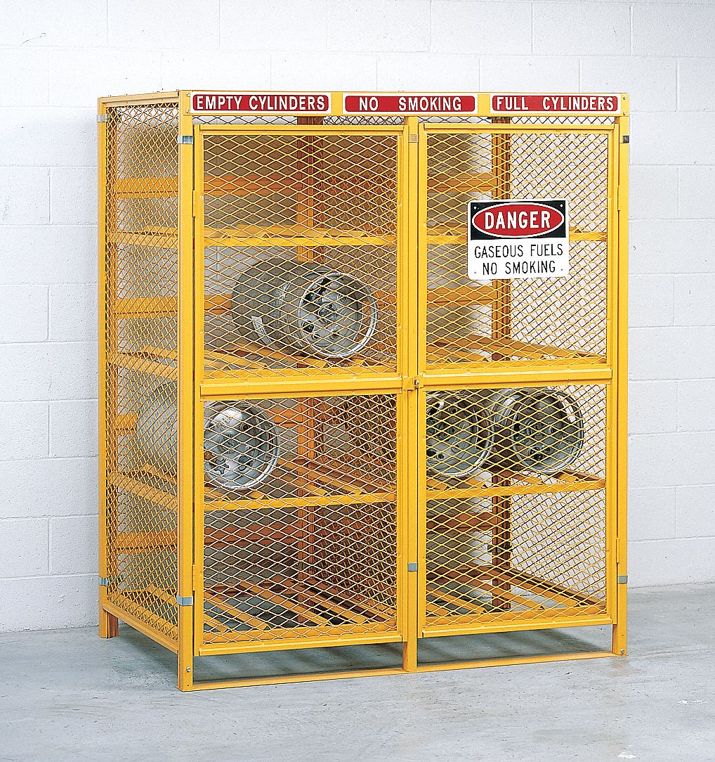 Cabinet, 16 Cylinder, Horizontal, Welded