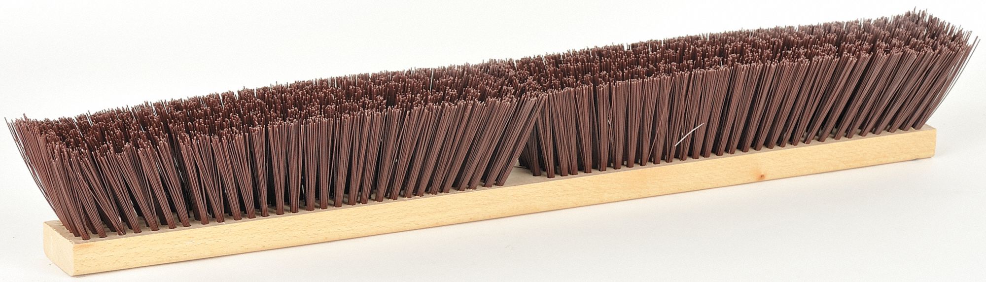 Push Brm, Brown Styrene, Swpng, 30In OAL