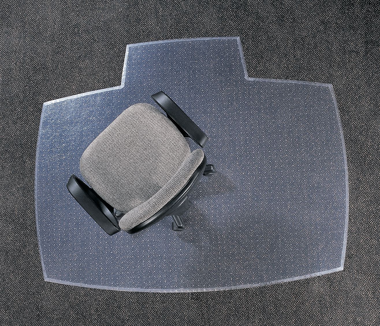 Arc Chair Mat, Hard Surface, 48 x60 In.