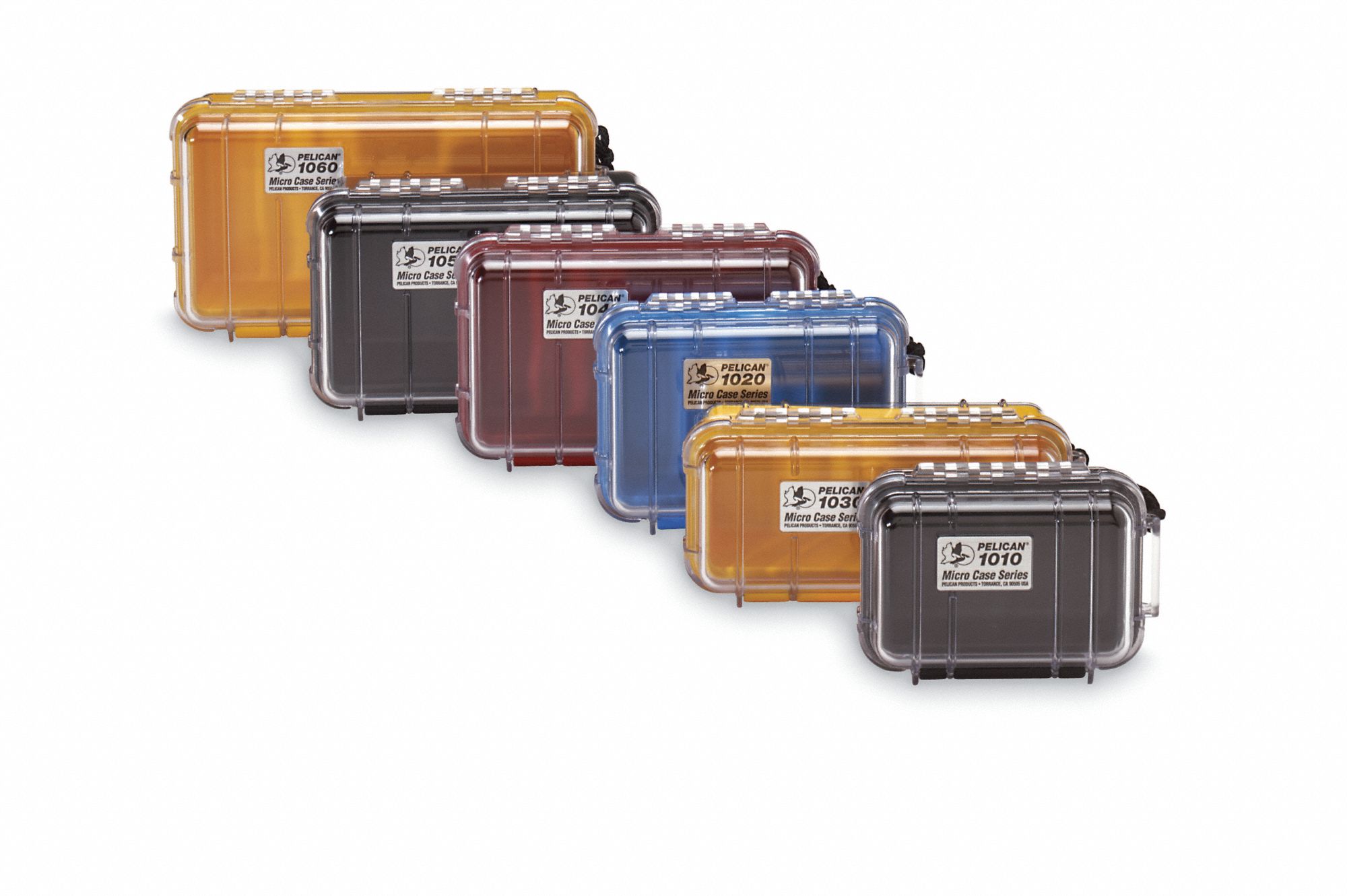 Micro Case, Red, 7.50 x 5.06 x 3.12 In