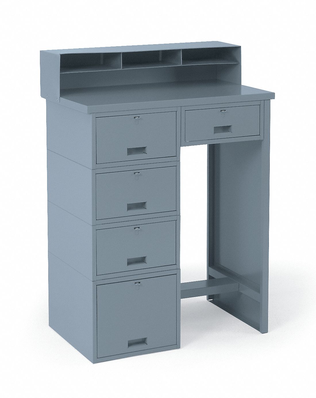 Shop Desk, 5 Drawer