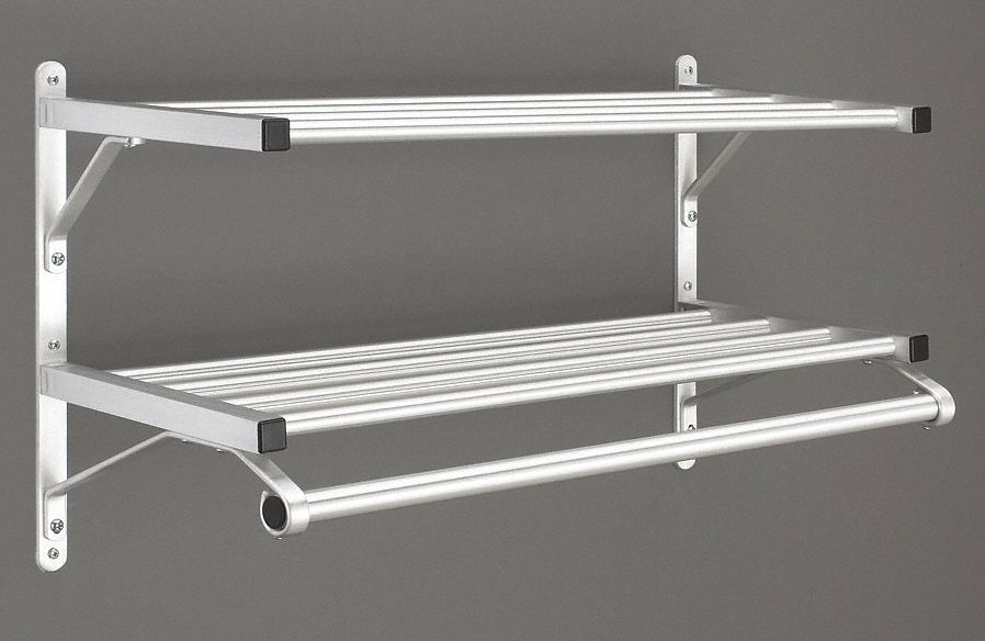 COAT HANGER BAR 2 SHELF 13X36 GLARO