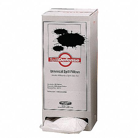 Absorbent Pillow, 8-1/2 In. W, PK 20