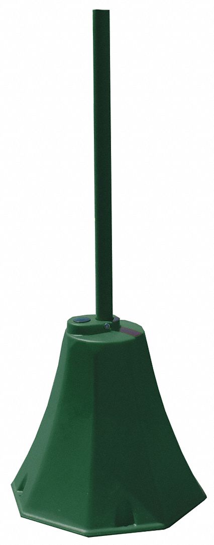Sign Base, Polyethylene, Green