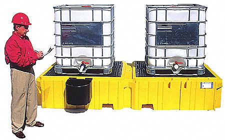 IBC Containment Unit, 61-5/8 In. W, Yellow