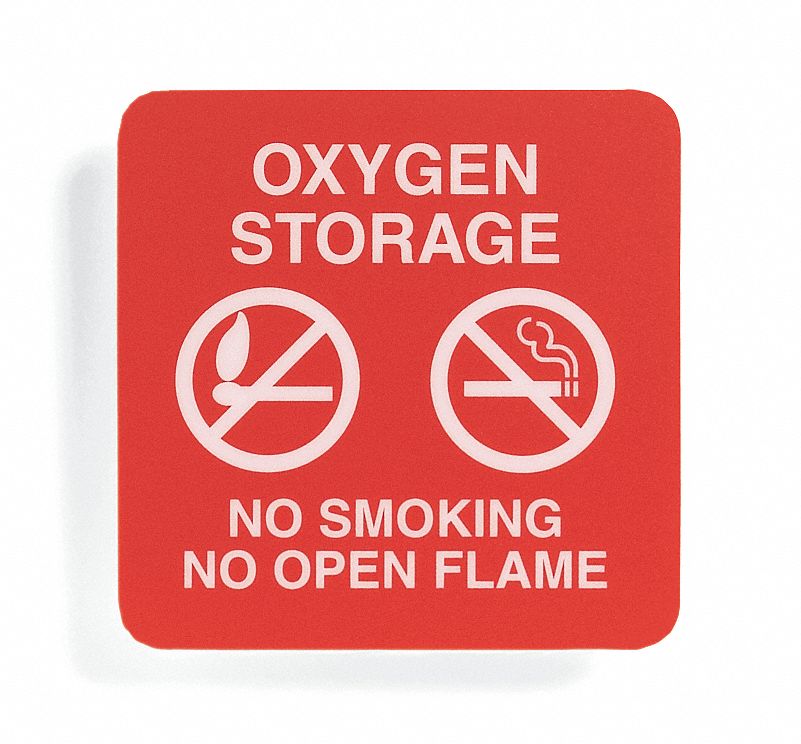 No Smoking Sign, 5-1/2 x 5-1/2In, ENG, SURF