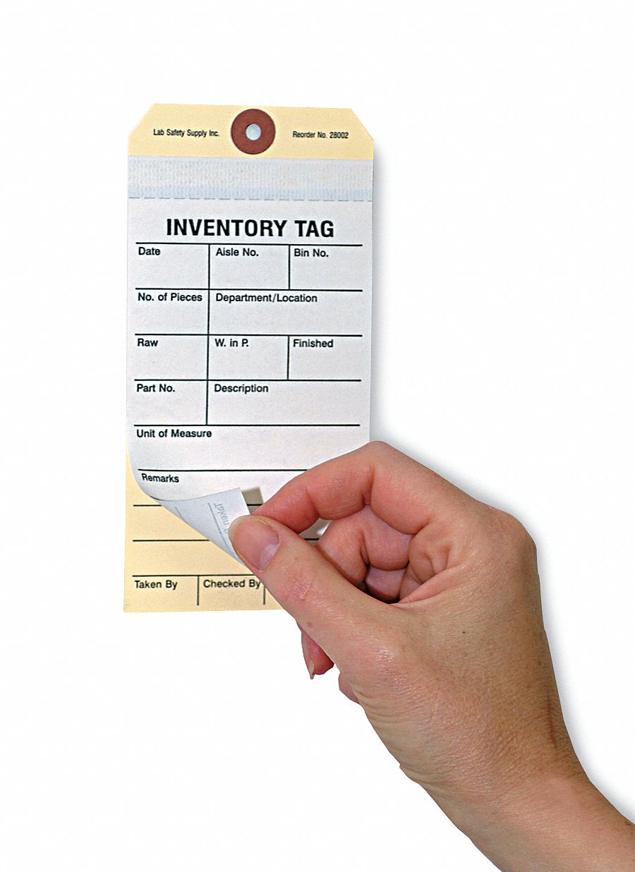 Inspection Tag, Cardstock, Inventory, PK100