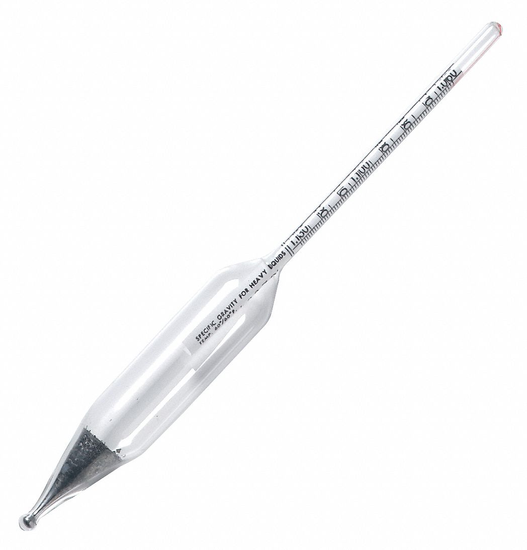 Hydrometer, Range 1.000/1.070