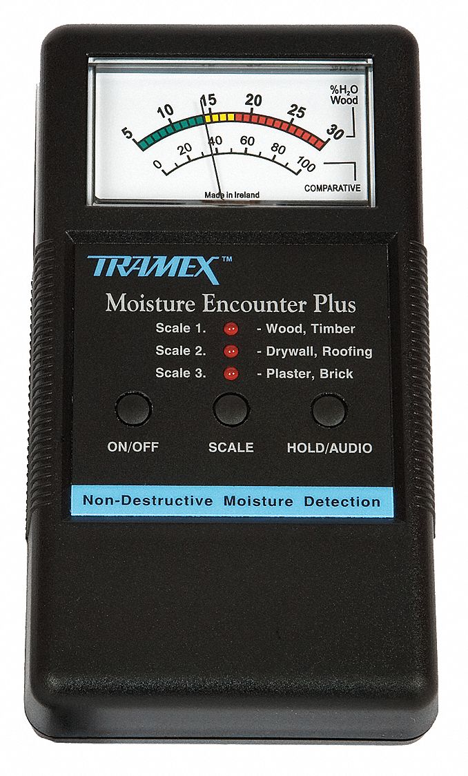 Moisture Meter, Includes 9 V Battery