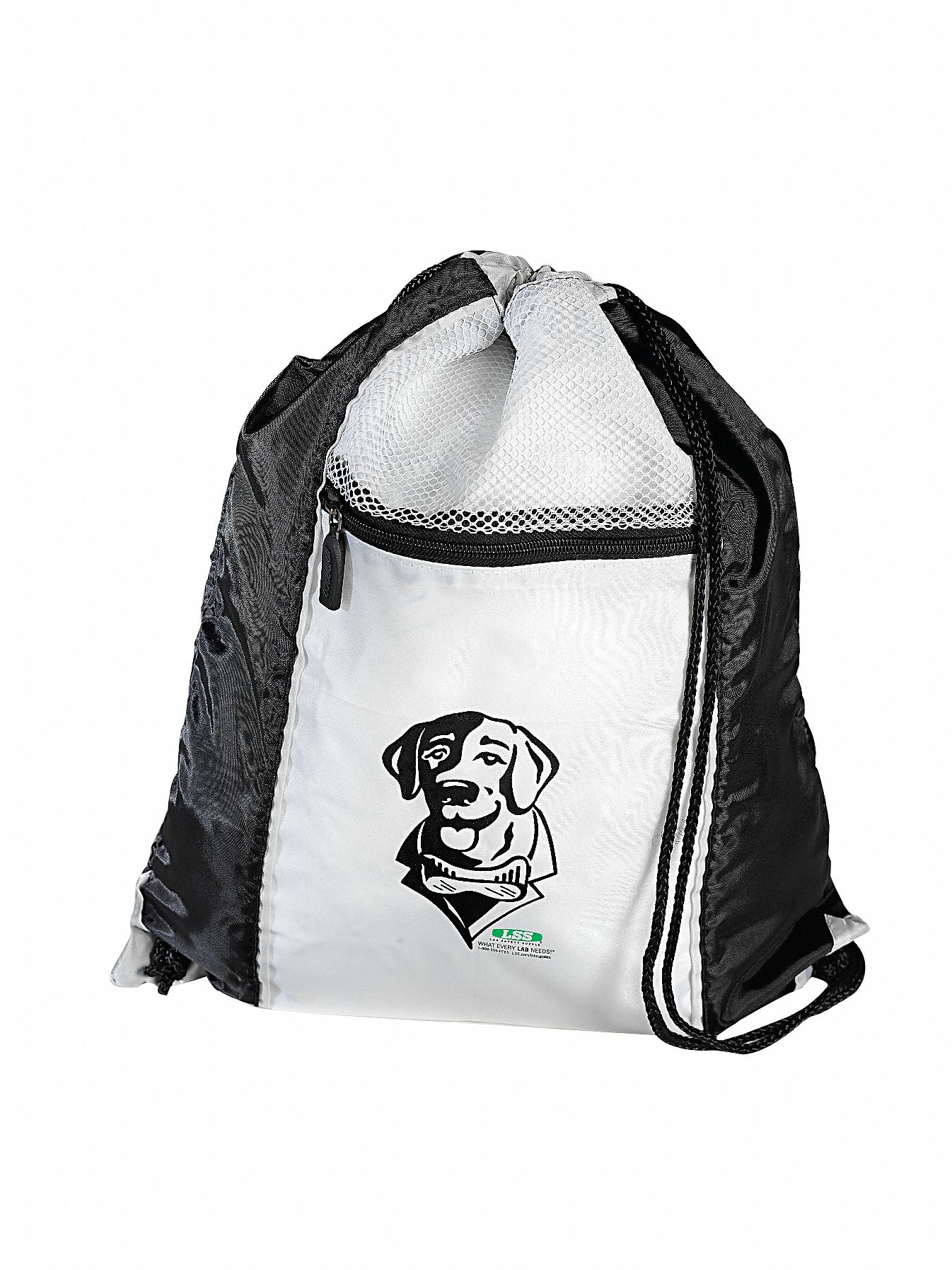 Backpack, Lab Dog, White/Black