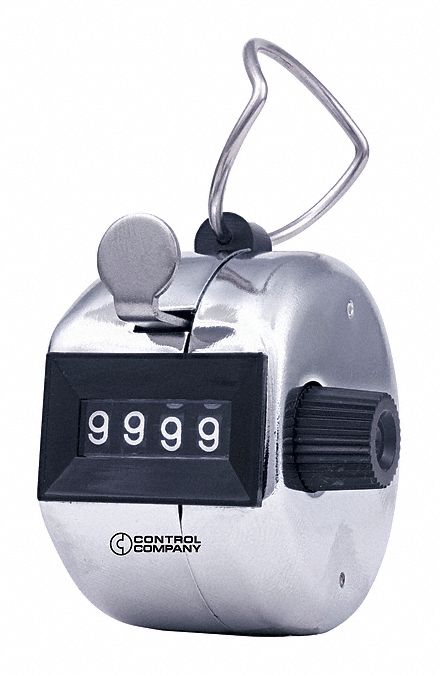 Hand Tally Counter, 4 Digit