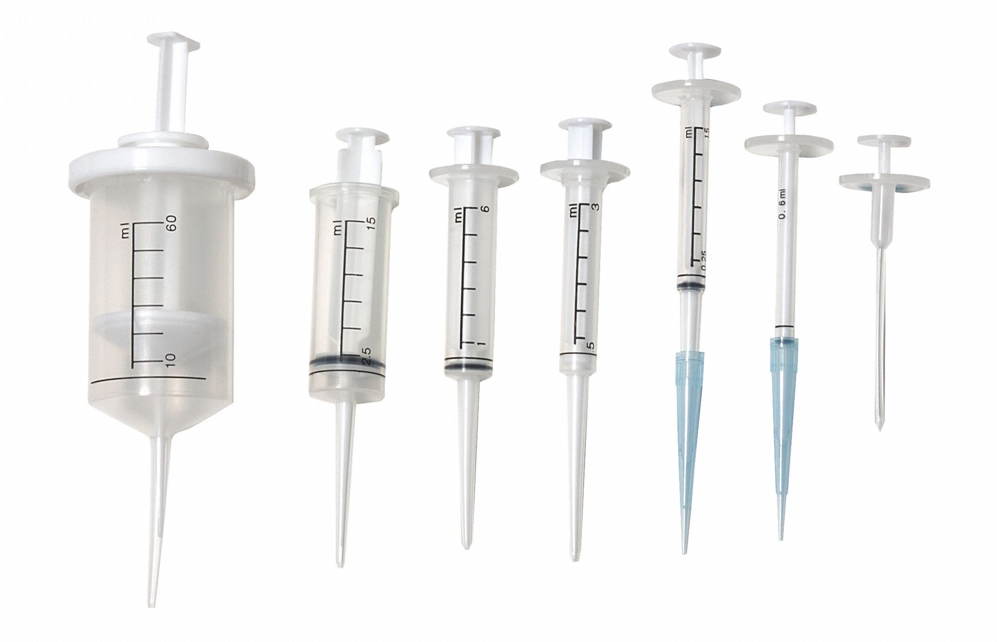 Syringes with Tips, 1.5mL, PK 100