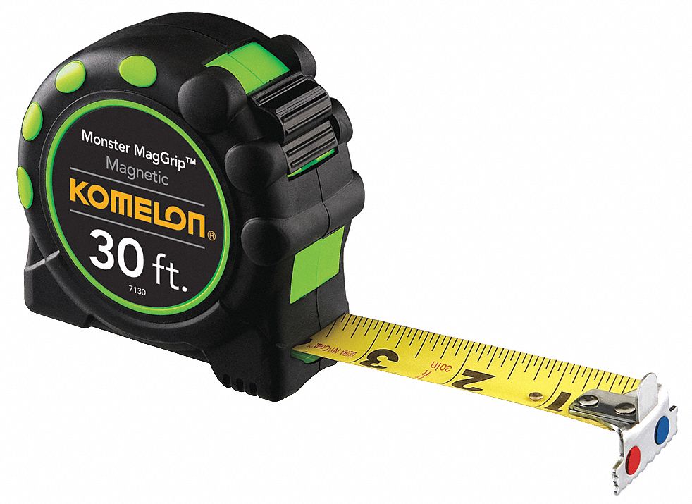 Tape Measure, Magnetic, 30Ft L
