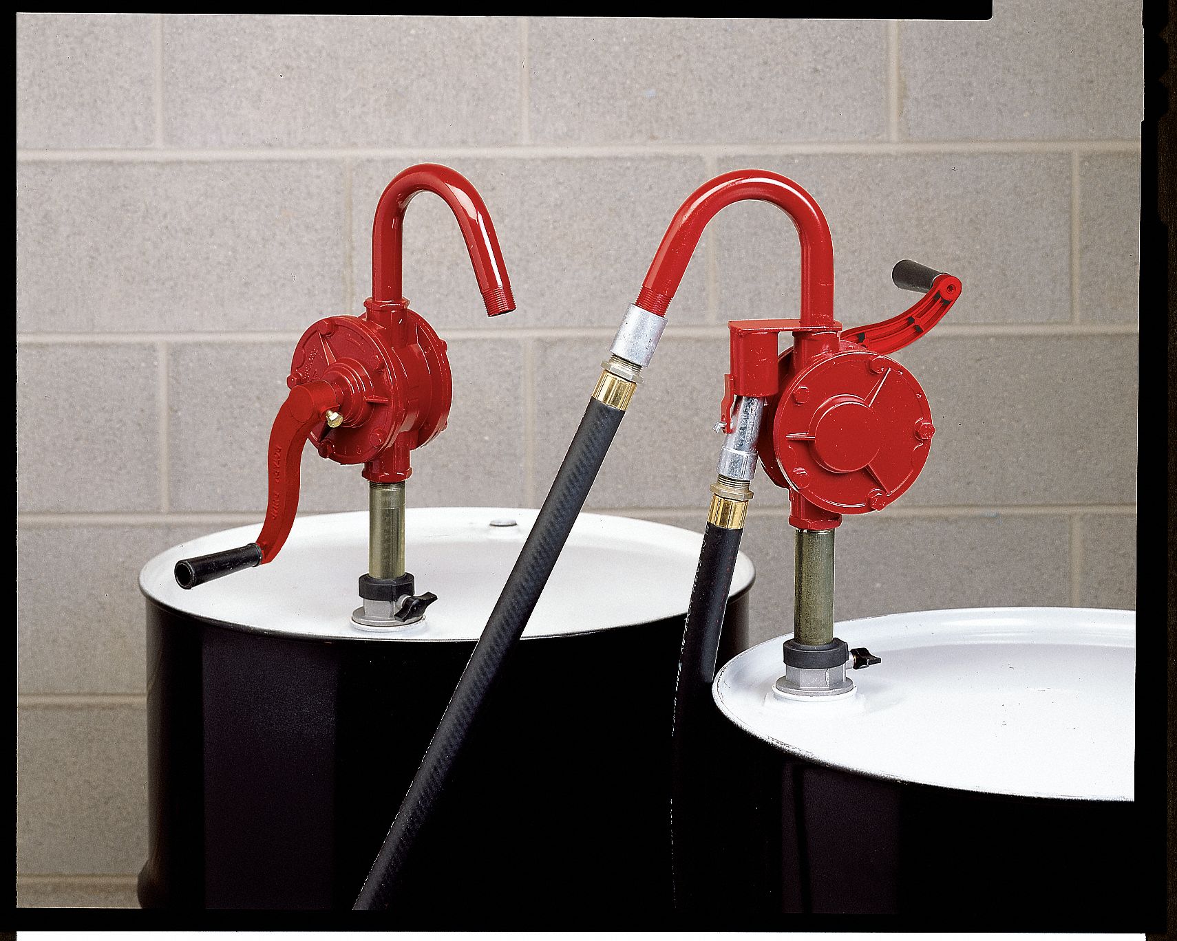 Drum Pump, Cast Iron, Rigid Suction Tube