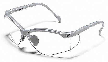 Safety Glasses, Clear, Scratch-Resistant