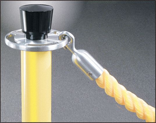 BRR ROPE W/ CHR SNAP END BL 1