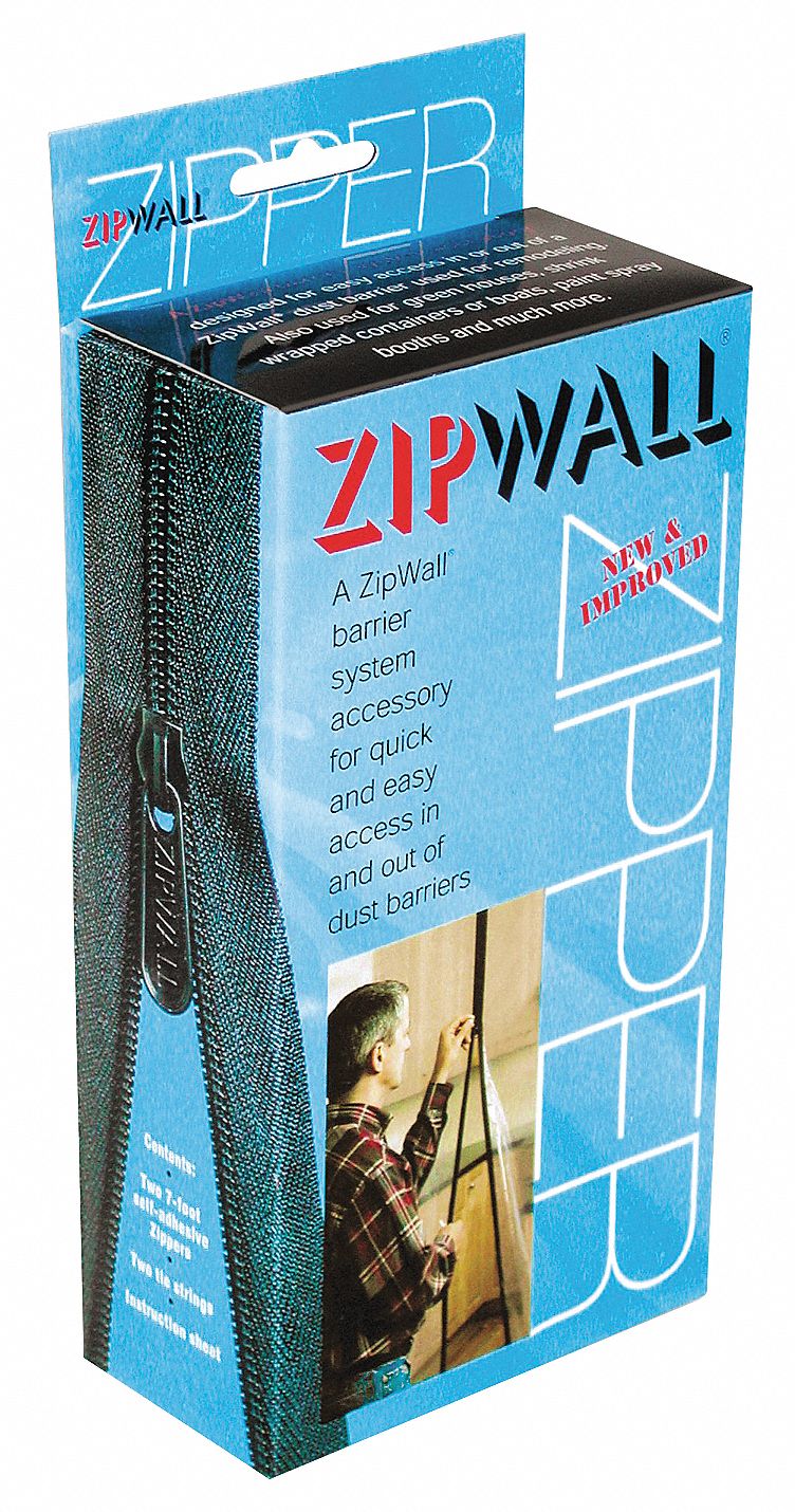 Zipwall Standard SelfAdhesive Zipper, PK2