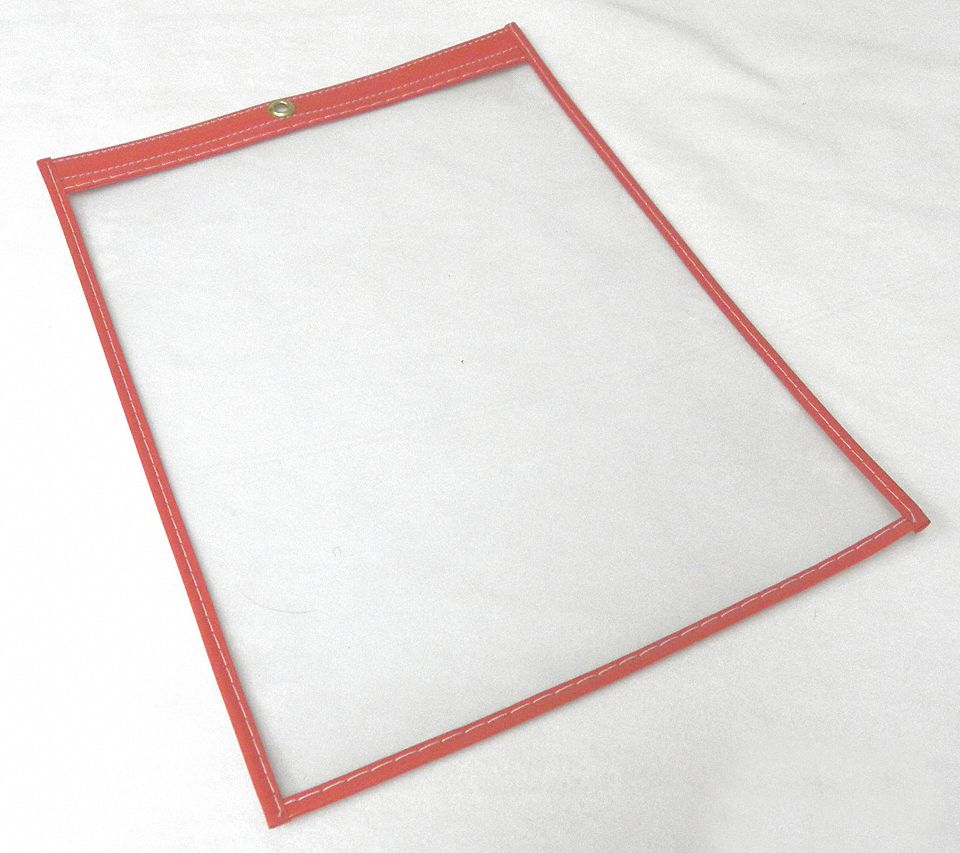 Shop Env, 12 x 9 In, Fluor R, Plstc, PK50