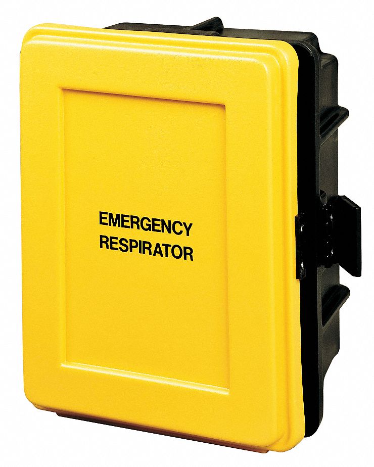 Respirator Accessories Case, Black/Yellow