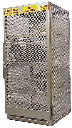 Gas Cylinder Storage Cabinet, 8 Cylinder