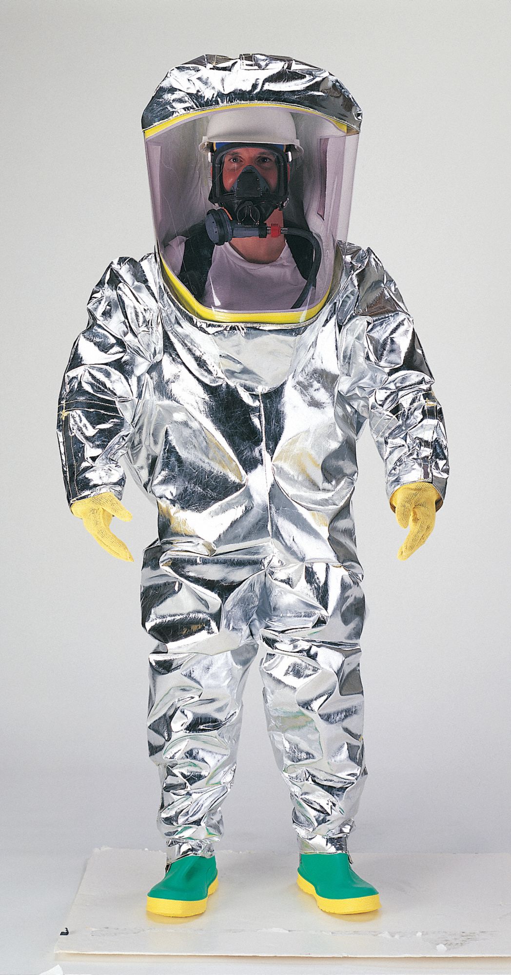 Encapsulated Suit, M, Tychem TK, Silver