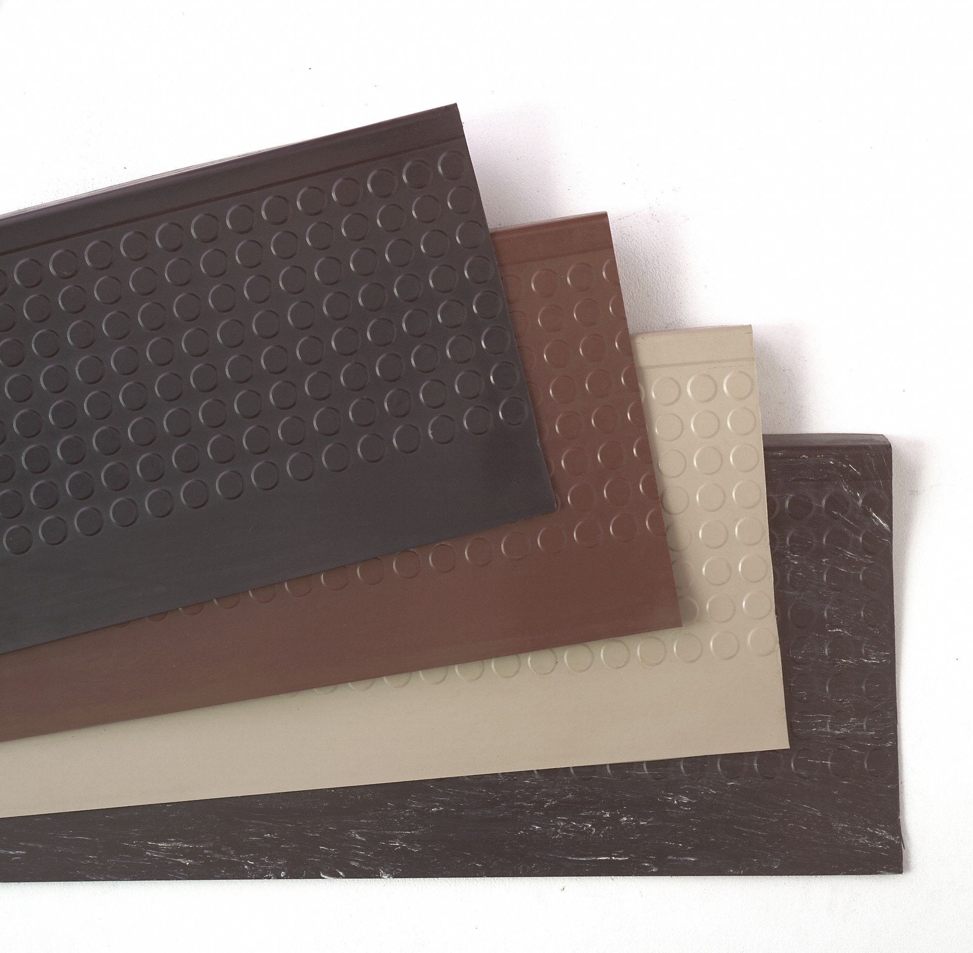 Nose Stair Tread, Black, Rubber, 6 ft. W