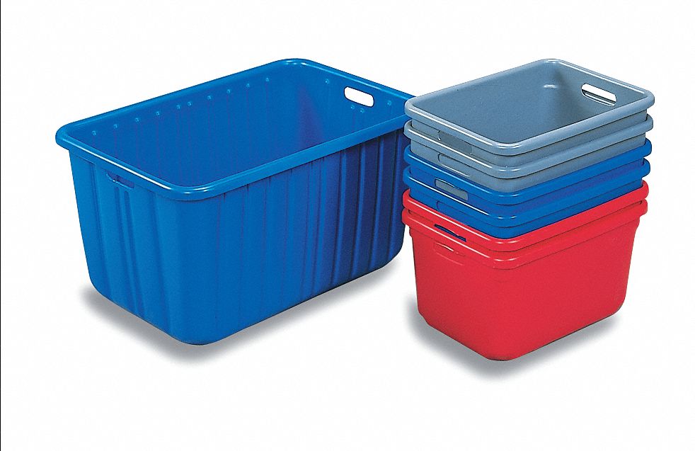 Nesting Conveyor Box, Blue, 10x12-1/2x18