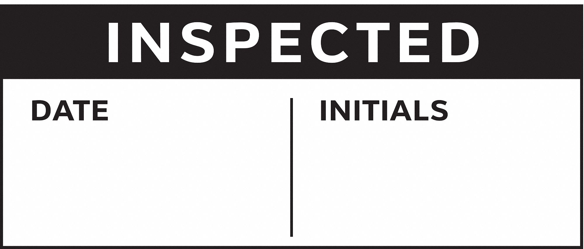 Quality Inspection Label, 5/8 In. H, PK350