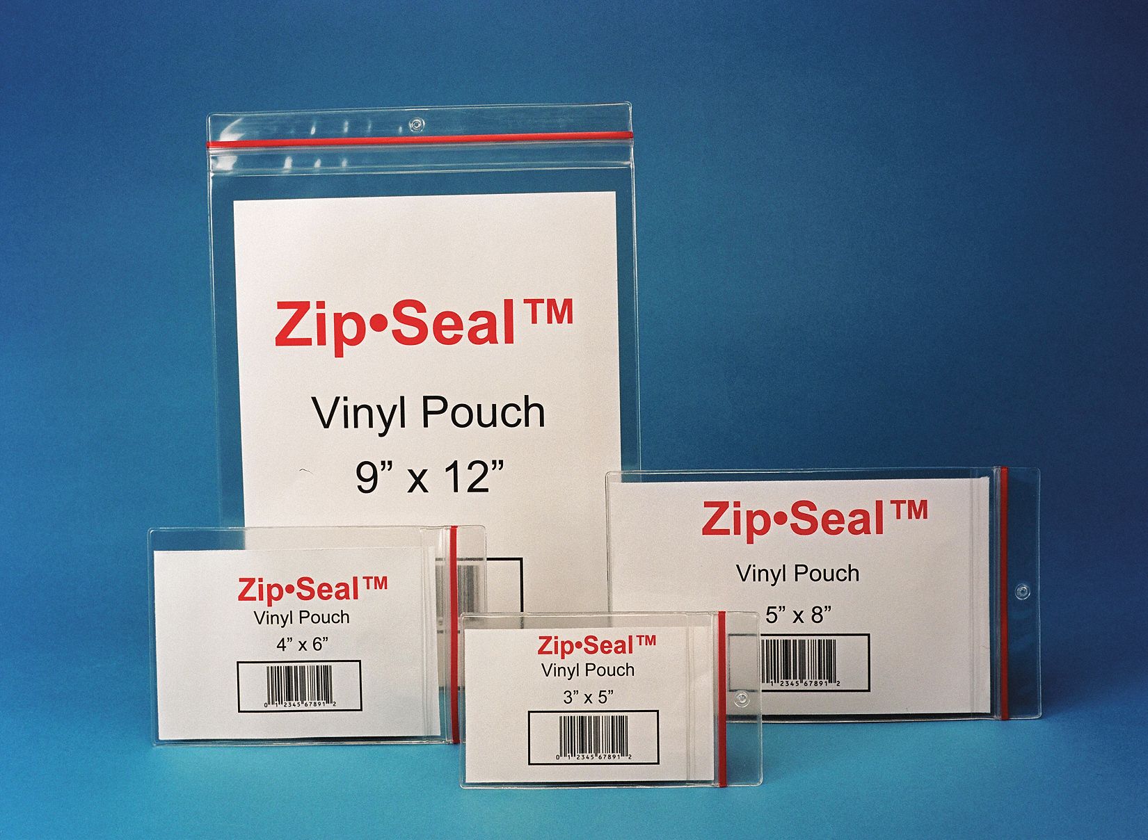 Zip Seal Pouch, Magnetic, 3in.x 5in., PK25