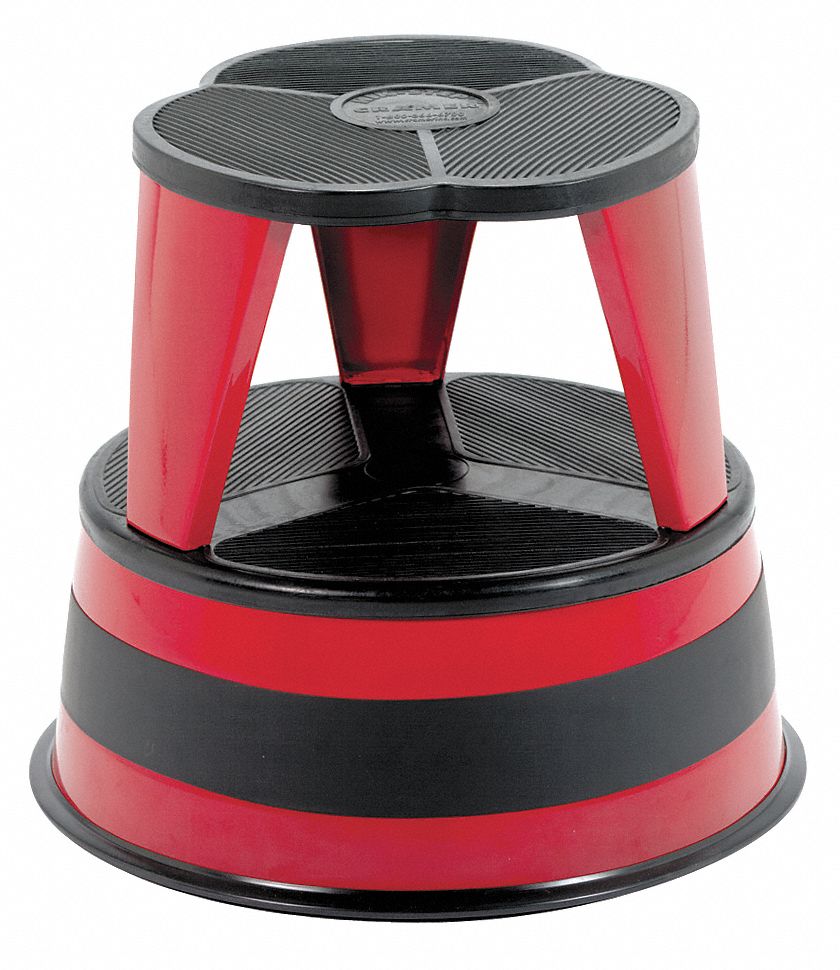 Step Stool, Red, 14-1/2
