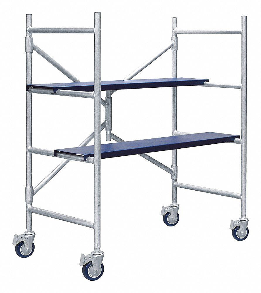 Portable Scaffold, 4 ft. H, Aluminum