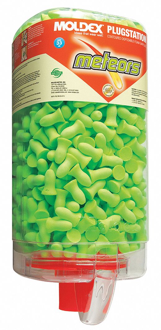Ear Plugs, 33dB, W/o Cord, Reg