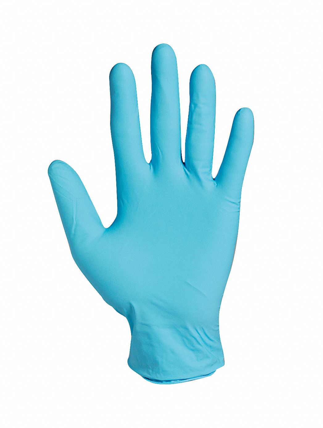 Disposable Gloves, Nitrile, M, Blue, PK100